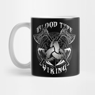 Blood Type Viking, Norse, celtic knots Mug